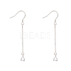 925 Sterling Silver Earring Hooks Findings STER-I014-30S-1