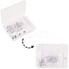 304 Stainless Steel Stud Earring Findings STAS-PH0018-68P-7