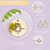 24Pcs 3 Style 201 Stainless Steel Pendants STAS-DC0006-09-4