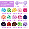 300Pcs 15 Colors Opaque Acrylic Beads SACR-TA0001-13-4