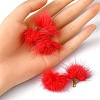 Faux Mink Fur Tassel Pendant Decorations FIND-YW0002-24C-3