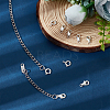 9Pcs 9 Style 925 Sterling Silver Clasps STER-BBC0001-17A-5