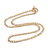 Ion Plating(IP)  304 Stainless Steel Chain Necklaces NJEW-A002-06G-1