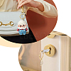 5Pcs Brass Keychain Clasp Findings KK-HS0001-09-6