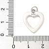 925 Sterling Silver Pendants STER-R008-04AS-03-3