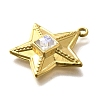 304 Stainless Steel Pendants STAS-Q346-08G-01-3