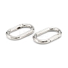 Zinc Alloy Spring Gate Rings X-PALLOY-L233-07B-P-3