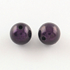 Spray Painted Acrylic Beads MACR-Q154-18mm-N06-2