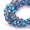 Electroplate Glass Beads Strands EGLA-I009-FR03-3