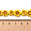 Handmade Millefiori Glass Bead Strands LAMP-J035-10mm-03-4