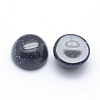 Synthetic Blue Goldstone Cabochons G-P393-R22-6mm-2