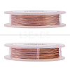 BENECREAT Round Copper Wire for Jewelry Making CWIR-BC0003-0.6mm-R-2