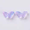 Two Tone Transparent Spray Painted Glass GLAA-S190-018D-02-2