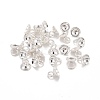 201 Stainless Steel Bead Cap Pendant Bails STAS-L244-27D-S-4