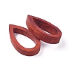 Unfinished Sandalwood Frame WOOD-WH0098-75-2