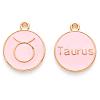 Alloy Enamel Pendants X-ENAM-S124-01A-09C-1
