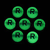Luminous Frosted Acrylic Beads FACR-T008-02R-3