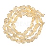 Natural Lemon Quartz(Heated) Beads Strands GG-CBAF5B4-A01-01-4