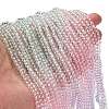 Transparent Painted Glass Beads Strands X-DGLA-A034-T3mm-A23-2