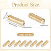 100Pcs Brass Stick Pin End Caps FIND-SC0021-13G-2
