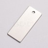 Stainless Steel Stamping Blank Tag Pendants STAS-L166-06-2