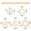 201 Stainless Steel Pendants STAS-UN0014-08-4