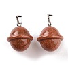 Synthetic Goldstone Pendants G-B041-01P-03-3