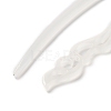 Opaque Acrylic Hair Sticks OHAR-C011-03B-3