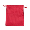 Velvet Jewelry Drawstring Storage Pouches ABAG-P013-02D-03-1