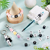 20Pcs Food Grade Eco-Friendly Silicone Beads SIL-TADJ0001-04I-5