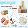 6Rolls 6 Colors Polyester Metallic Thread OCOR-TA0002-82B-4