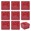 Square Cardboard Paper Ring Gift Storage Boxes CON-TAC0001-17G-3