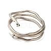Adjustable Iron Snake Wrap Bangles BJEW-U004-03A-P-2