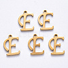 PVD Vacuum Plating 201 Stainless Steel Charms STAS-R105-E-G-2