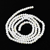 Opaque Glass Beads Strands EGLA-A035-P3mm-L01-2