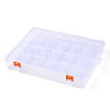 Rectangle Polypropylene(PP) Bead Storage Container CON-N013-07-5