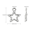 Tibetan Style Alloy Charms LS-K0PGH021-2