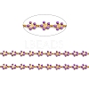 Golden Brass Enamel Link Chain CHC-H103-08I-G-2