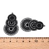 Spray Painted 430 Stainless Steel Pendants STAS-N121-01E-3