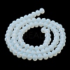 Imitation Jade Solid Color Glass Beads Strands EGLA-A034-J3mm-MD06-4