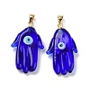 Handmade Lampwork Pendants LAMP-P057-02G-03-1