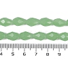 Electroplate Imitation Jade Glass Beads Strands EGLA-N013-J8mm-D04-4