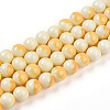 Baking Paint Glass Beads Strands DGLA-N012-8mm-03-1