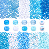1200Pcs 10 Styles Opaque Plastic and  Opaque Acrylic Beads KY-PA0001-15B-1