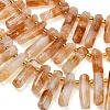 Heated Natural Citrine Beads Strands G-F829-A15-01-2