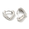 Brass Hoop Earrings EJEW-L211-010M-P-2