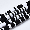 Handmade Polymer Clay Beads Strands CLAY-R089-4mm-086-1
