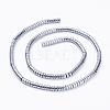 Electroplate Non-Magnetic Synthetic Hematite Beads Strands G-F510-03P-4mm-2