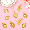 12Pcs 6 Styles Alloy Pendants FIND-SC0017-32-5