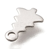 Christmas 201 Stainless Steel Charms STAS-C017-03A-P-3